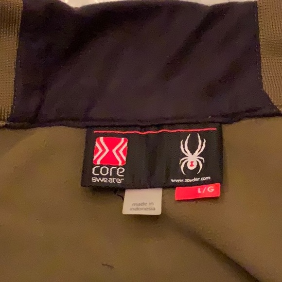 Spyder Men’s Fallen Patriot Half Zip Mid-Wt core sweater - Large - Sergeant - Picture 12 of 12